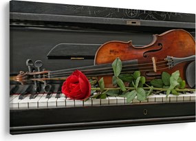 Tablou- Amintire de muzicean (90x60 cm)
