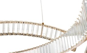 Lustra XXL suspendata LED design ambiental Ring LINE 8 auriu