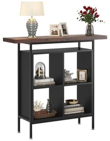 Masa de bar Stolik, Pako World, Nuc-Negru, 100x35x110 cm