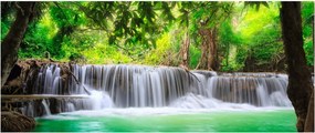 Tablou - cascada din Kanchanaburi, Thailanda (120x50 cm)