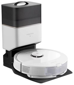 Robot aspirator Roborock Q8 max+ Q8MP02-00, 59W, Wi-Fi, Control vocal, 5500 Pa, Curatare uscata si umeda, Autonomie pana la 240 min, Alb/Negru