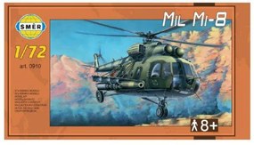 Model Mil Mi-8 1:72 25,5x29,5 cm în cutie 34x19x6cm