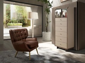 Comoda cu oglinda, sertar cu spatiu pentru ceasuri si bijuterii Chiffonier