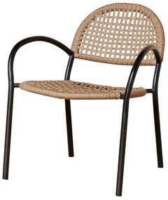 Scaun dining bej din textil Bertha
