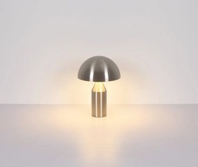 Veioza/Lampa de masa moderna ATOMA nickel