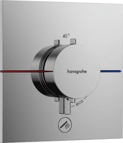 Baterie dus termostatata incastrata Hansgrohe ShowerSelect Comfort E 1 functie si iesire suplimentara