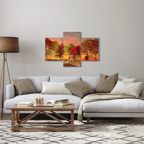 Tablou - Copaci colorate (90x60 cm)