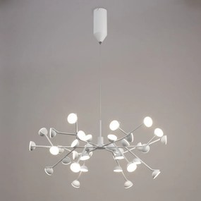 Lustra LED design modern ADN alb Large