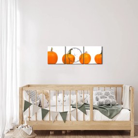 Tablou cu dovleac (cu ceas) (90x30 cm)
