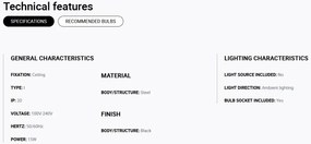 Lustra cu 3 Pendule design minimalist Art negru