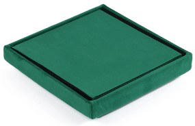 Taburet pliabil verde CUBEXO VELVET M