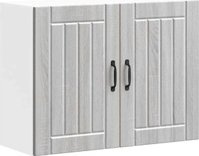 vidaXL Dulap de bucatarie "Lucca" din lemn prelucrat Sonoma gri