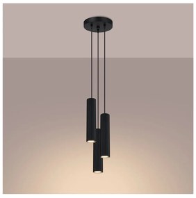 Lustră neagră ø 19,5 cm Gleam – Nice Lamps