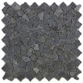 Mozaic de andezit Garth - gresie neagră / gri închis 1 m2