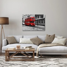 Tablou - Londra cu autobuz (70x50 cm)