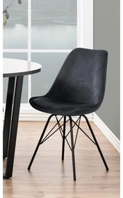 Scaun de dining negru/gri Eris – Actona
