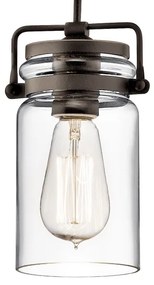 Lustră pe cablu BRINLEY 1xE27/60W/230V antracit Elstead KL-BRINLEY-MP-OZ