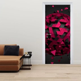 Fototapet pentru ușă - 3D abstract (95x205cm)