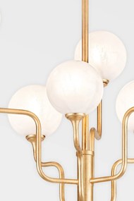 Candelabru design modern ONYX cu 6 surse de lumina