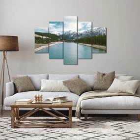 Tablou cu peisaj montan (150x105 cm)