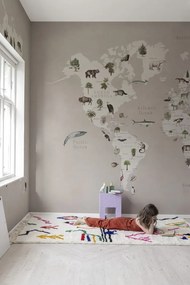 Fototapet, Animal World, Pastel Pink, Rebel Walls