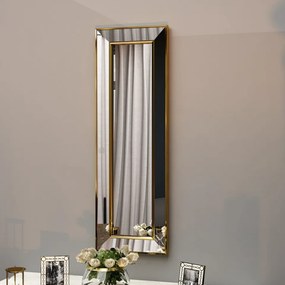 Oglinda Decorativa, Flotal-E, 30x90 cm, Auriu, Carlos