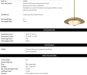 Lustra design LUX Marcona 50cm