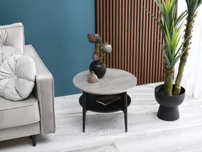Măsuță de cafea Randolf S (beton + negru). 1111687