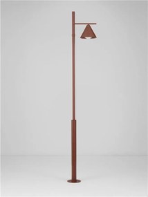 Stalp de exterior IP65 ORIX corten H-220cm