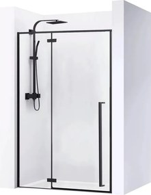 Usa de nisa batanta Rea Fargo 100 cm sticla 6 mm negru