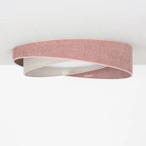 BRILAGI- Plafonieră LED VELVET TWIST LED/24W/230V 4000K Ø 55 cm roz./crem.