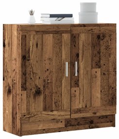vidaXL Bibliotecă, lemn vechi, 82,5x30,5x80 cm, lemn prelucrat