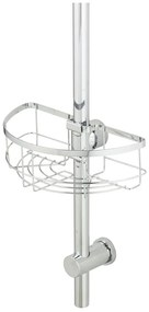 Raft pentru baie argintiu autoadeziv din oțel inoxidabil Floresta – Wenko