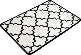 Covoraș de baie negru/bej 40x60 cm Kupa – Foutastic