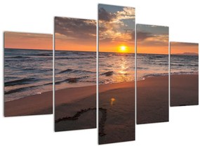 Tablou - Inima în nisip (150x105 cm)