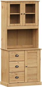 vidaXL Dulap înalt VIGO, 78x40x175 cm, lemn masiv de pin