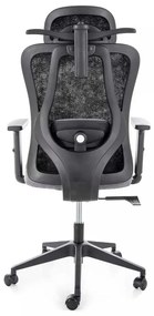 Scaun de birou Valrose II, negru