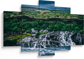 Tablou cu cascade în natură (150x105 cm)