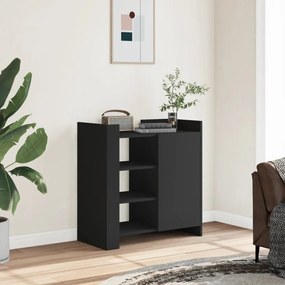 vidaXL Dulap, negru, 73,5x35x75 cm, lemn prelucrat