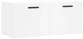 830084 vidaXL Dulap de perete, alb, 80x36,5x35 cm, lemn compozit