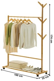 Vikir tip 3, bambus, 100 x 35 x 174 cm