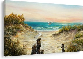 Tablou - Plaja cu nisip (90x60 cm)