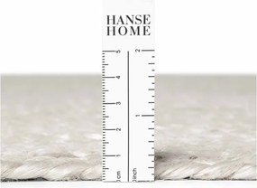 Covor alb reversibil/țesut manual rotund din iută ø 140 cm Braided – Hanse Home