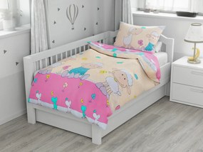 Lenjerie de pat din bumbac Culoare crem, OAIE