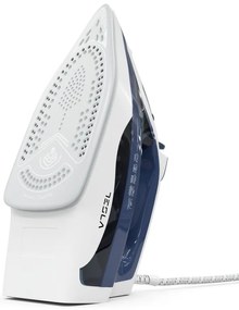 Fier de calcat Tesla IR301BL, 2600 W, Placa ceramica Abur 135g/min, 0,400 ml, Autocuratare, Albastru/Alb