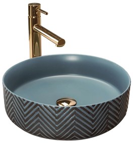 Lavoar Ashley ceramica sanitara Albastru – 40 cm