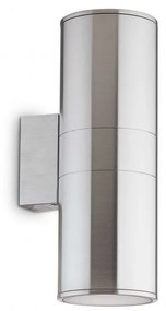 Aplica perete exterior argintie Ideal-Lux Gun ap2- 033020
