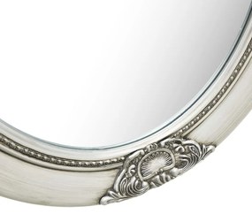 Oglinda de perete in stil baroc, argintiu, 50 x 60 cm 1, Argintiu, 50 x 60 cm