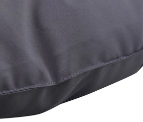 Outsunny Pernă pentru Scaun și Spătar pentru Bancă de Grădină leagăn canapea 2 Locuri Mare Confort 132 x 110 x 10 cm Gri | Aosom Romania