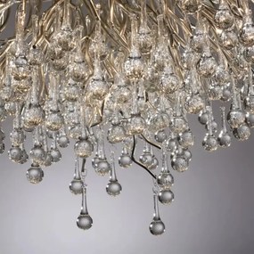 Paul Neuhaus 8092-55 - lustră aplicată ICICLE, 14xG9/40W/230V, Ø 100 cm, crom